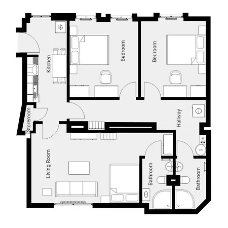 Apartmnet Near Ip Pavlova *
