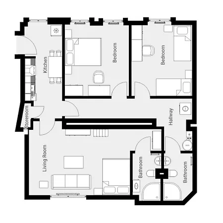 Apartmnet Near Ip Pavlova Prague
